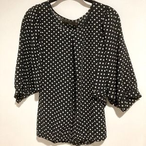 Polka dot blouse